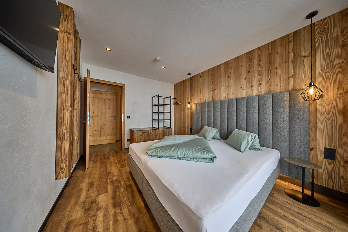 Slaapkamer met tweepersoonsbed