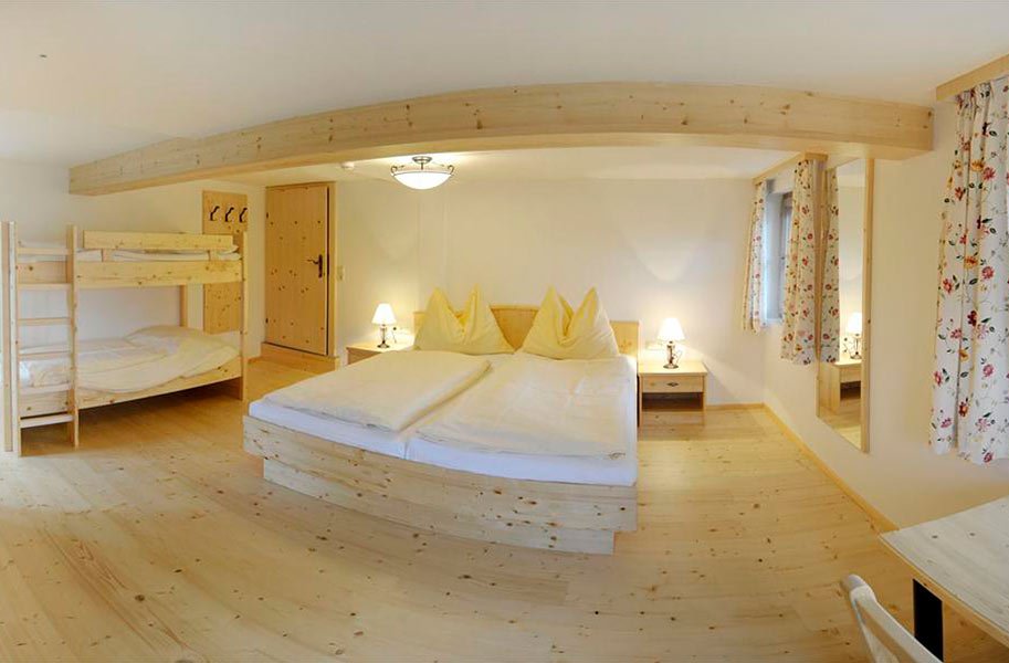 Familiekamer met stapelbed