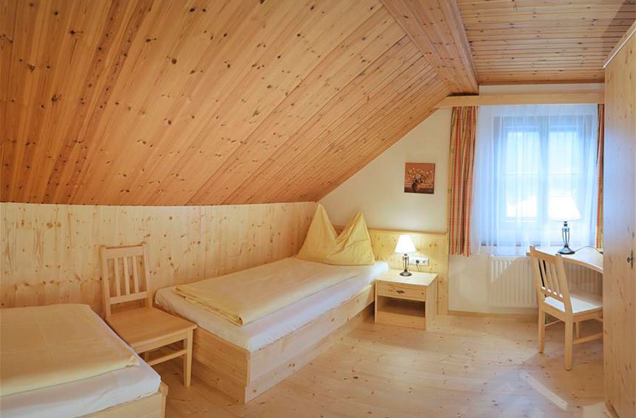 Een van de slaapkamers