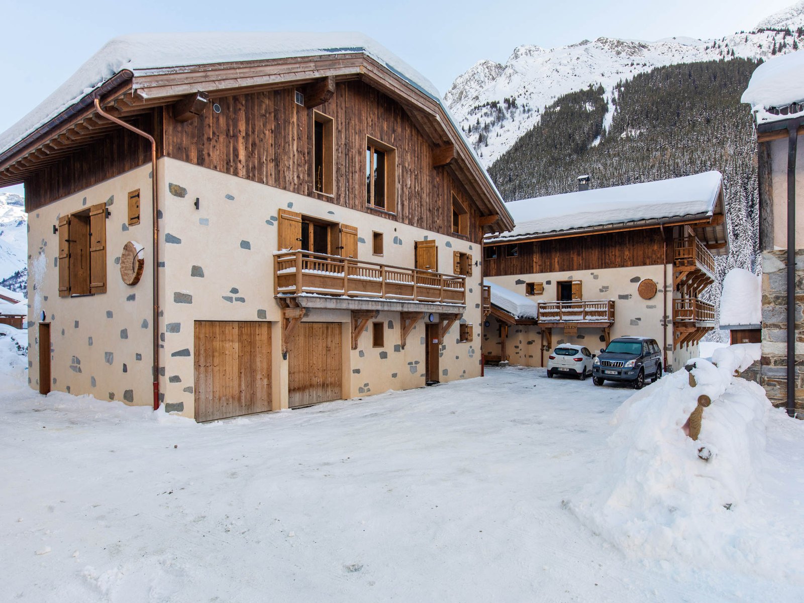 Buitenkant van Chalet Light Peak