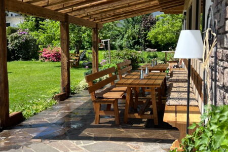 Overdekt terras · zomerbeeld