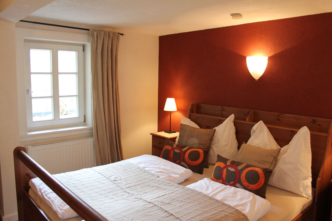 Slaapkamer met tweepersoonsbed