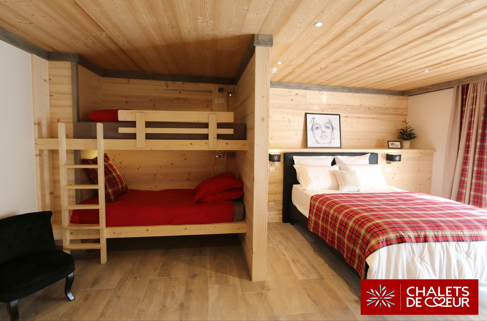 Familiekamer met stapelbed