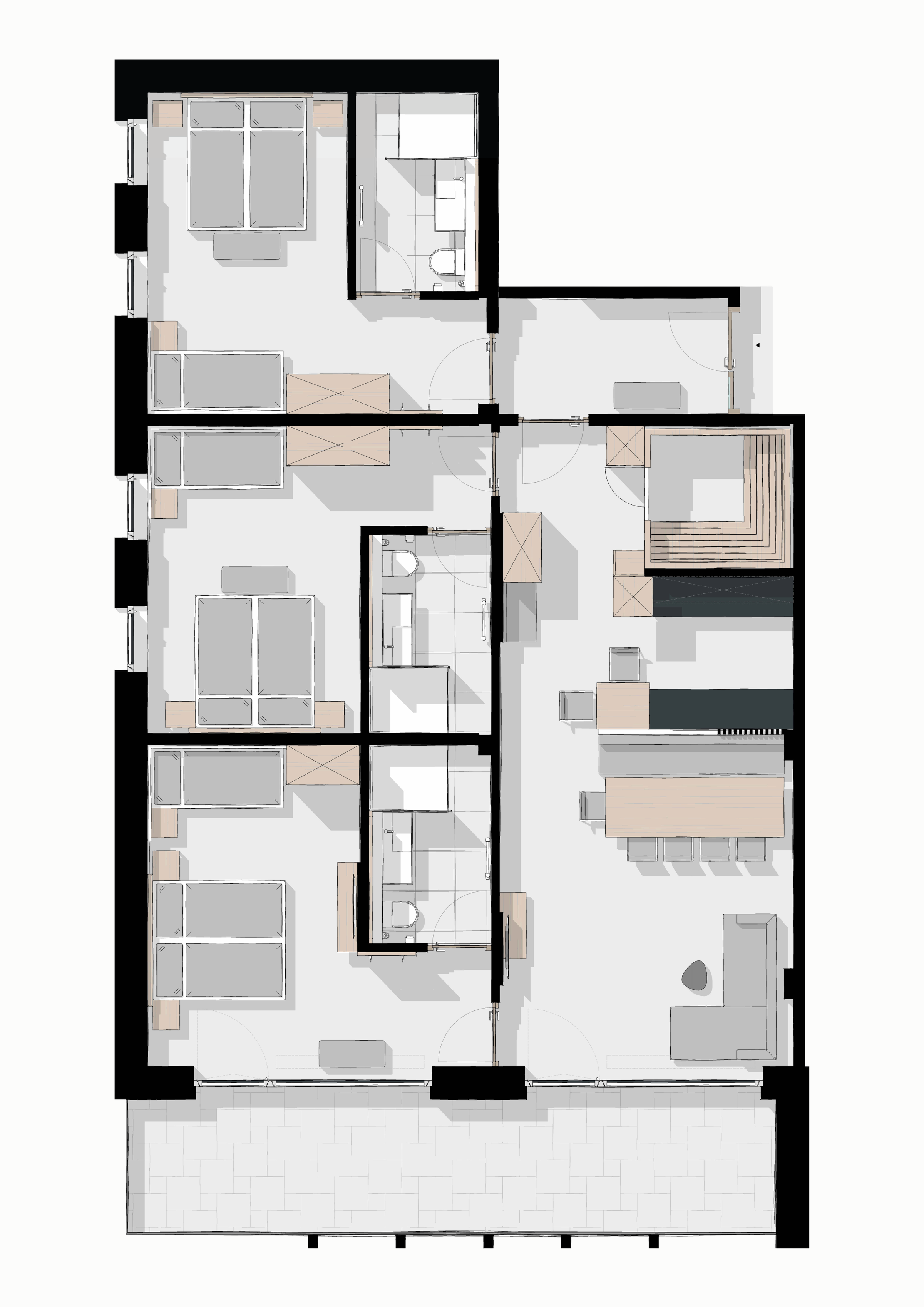 Family Suite · variant 2e verdieping