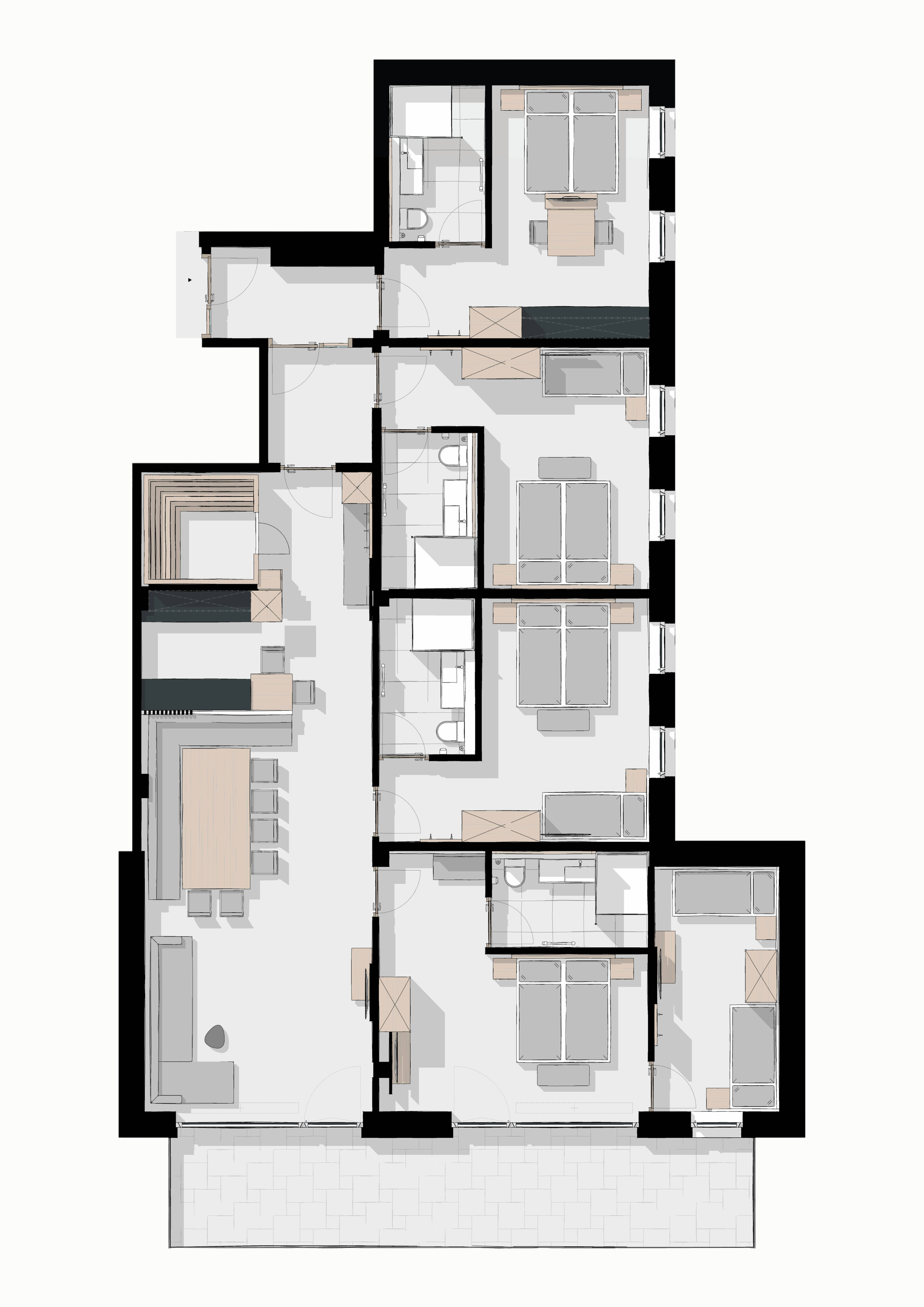 Family Suite Premium · plan 2e verdieping