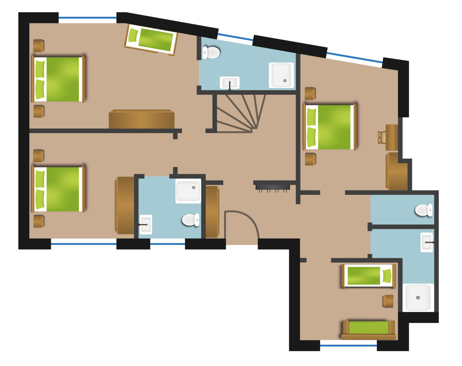 Plattegrond: Rosskopf · begane grond